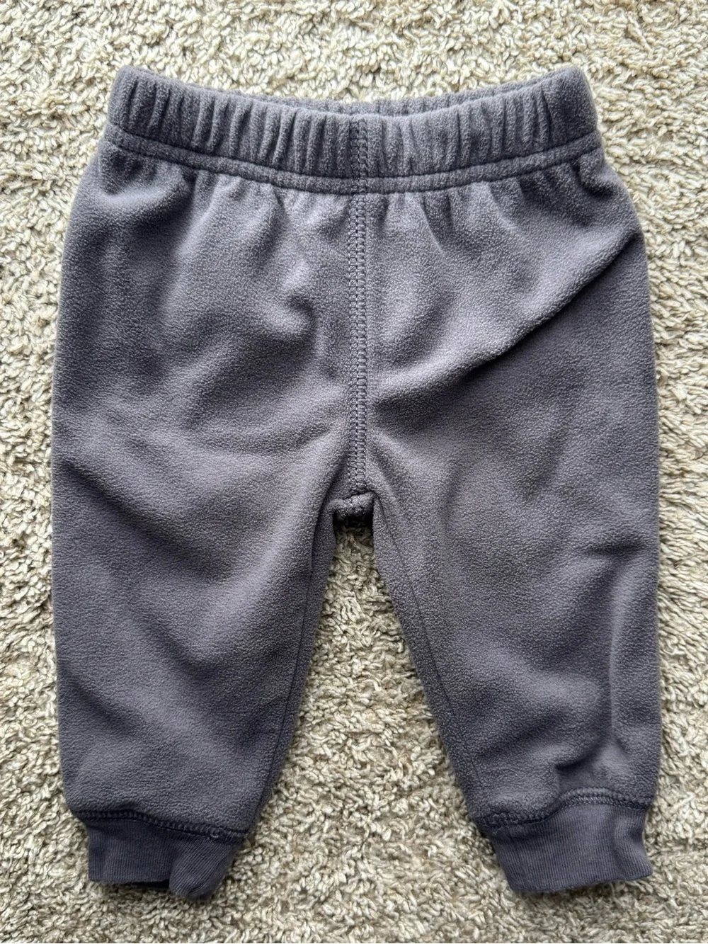 Carter’s 6M Gray Fleece Jogger Pants Baby Neutral Pull On Sweatpants